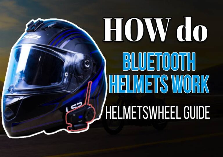 how do bluetooth motorcycle helmets work