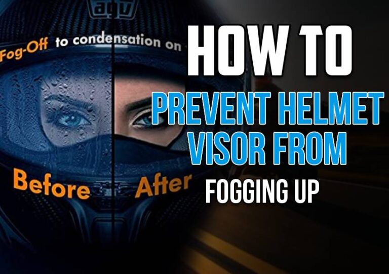 how to prevent motorcycle helmet from fogging up