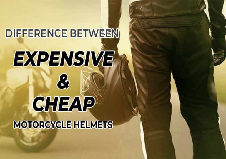Difference between cheap and expensive motorcycle helmets